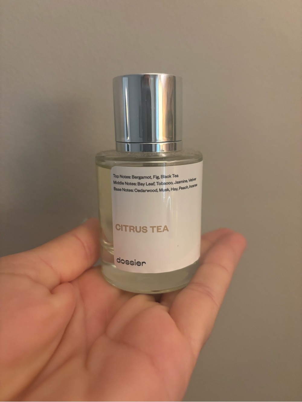 Dossier Citrus Tea Women's Fragrance - White/Silver